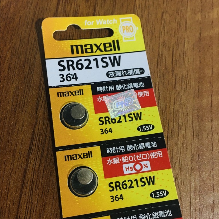 Pin Đồng Hồ Maxell SR621SW 364 PRO 1.55V