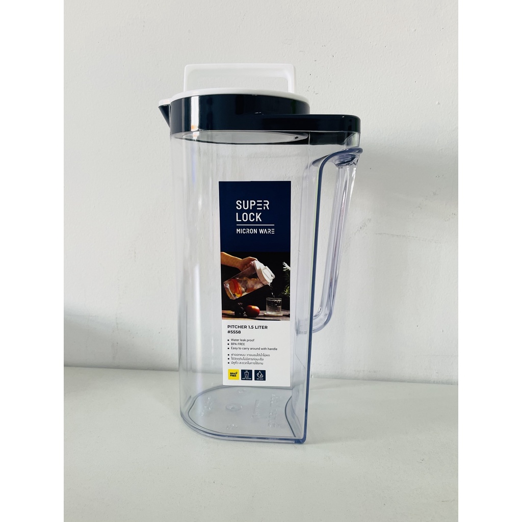 Bình Đựng Nước Bằng Nhựa 1500ML 5558 - Nhập Khẩu Chính Hãng Thái Lan