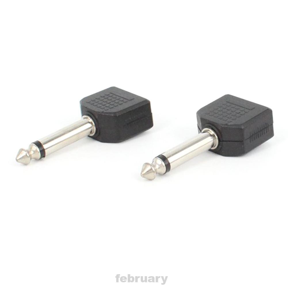 Set 2 Đầu Chuyển Đổi Âm Thanh 6.35mm Sang 3.5mm Chuyên Dụng | BigBuy360 - bigbuy360.vn