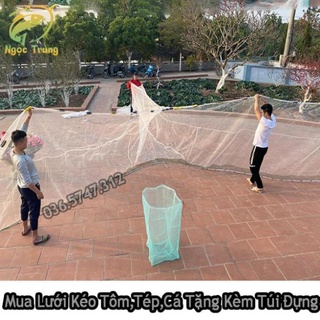 Lưới kéo - lưới vét ao - lưới quét tôm, tép, cá . có video chi tiết -lc112