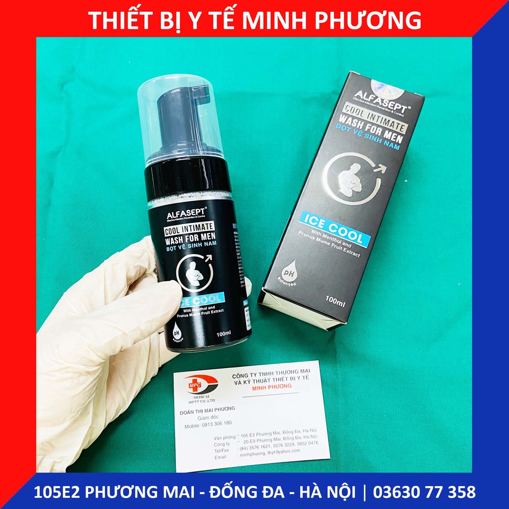 Dung dịch vệ sinh Nam ALFASEPT COOL INTIMATE