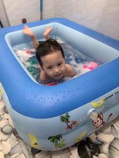 Hồ bơi 2 tầng cho bé sỉ 130
