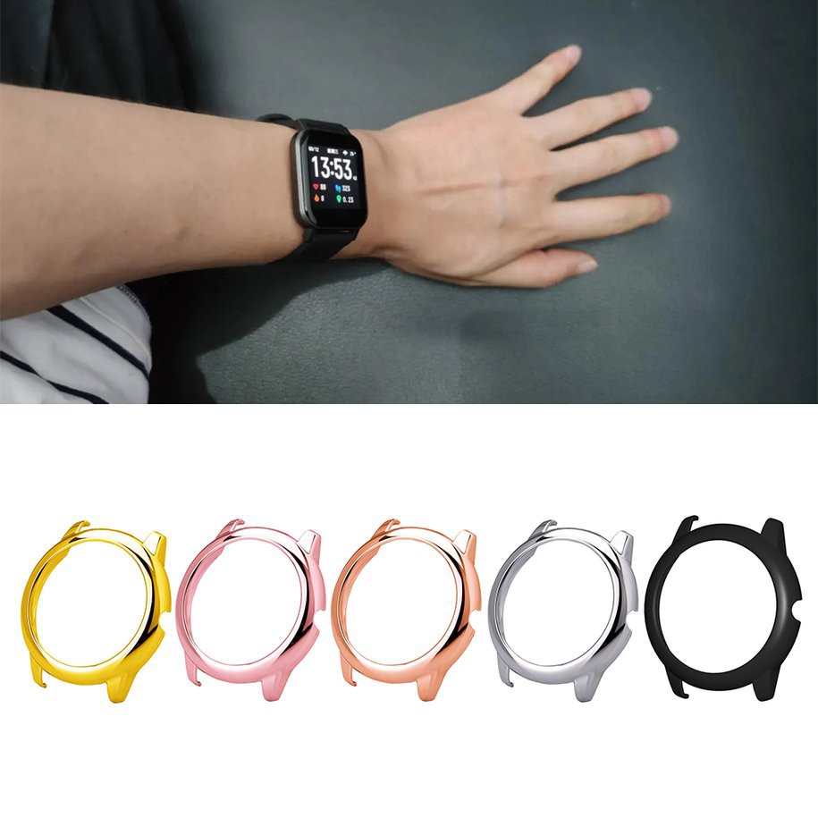 HAYLOU Ốp Bảo Vệ Mặt Đồng Hồ Màu Trơn Cho Apple Watch Ls05