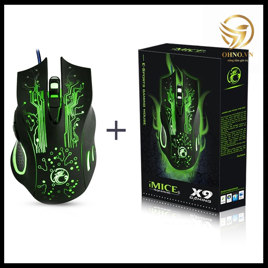 Chuột Gaming Mouse Imice X9 Chuột Máy Tính Có Dây Cho Game Thủ Chuột Laptop Gaming Vi Tính Chơi Game – OHNO Việt Nam