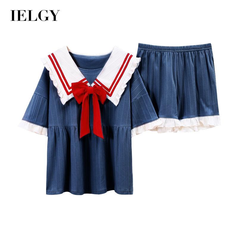 Bộ đồ ngủ IELGY mặc nhà thông thường thời trang dễ thương ngọt ngào cho phụ nữ