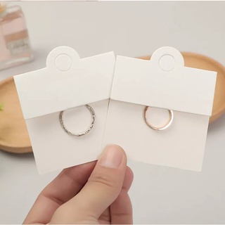 Combo 100 mác treo nhẫn 4x6cm, giấy dày