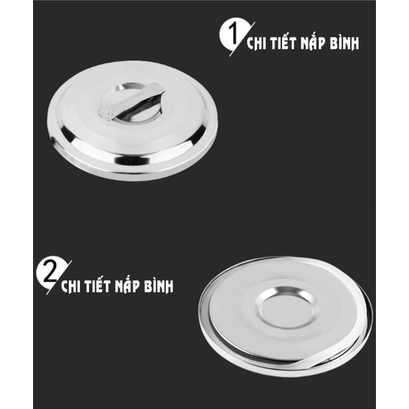 Bình Ủ Trà Vòi Nóng Lạnh 20l inox