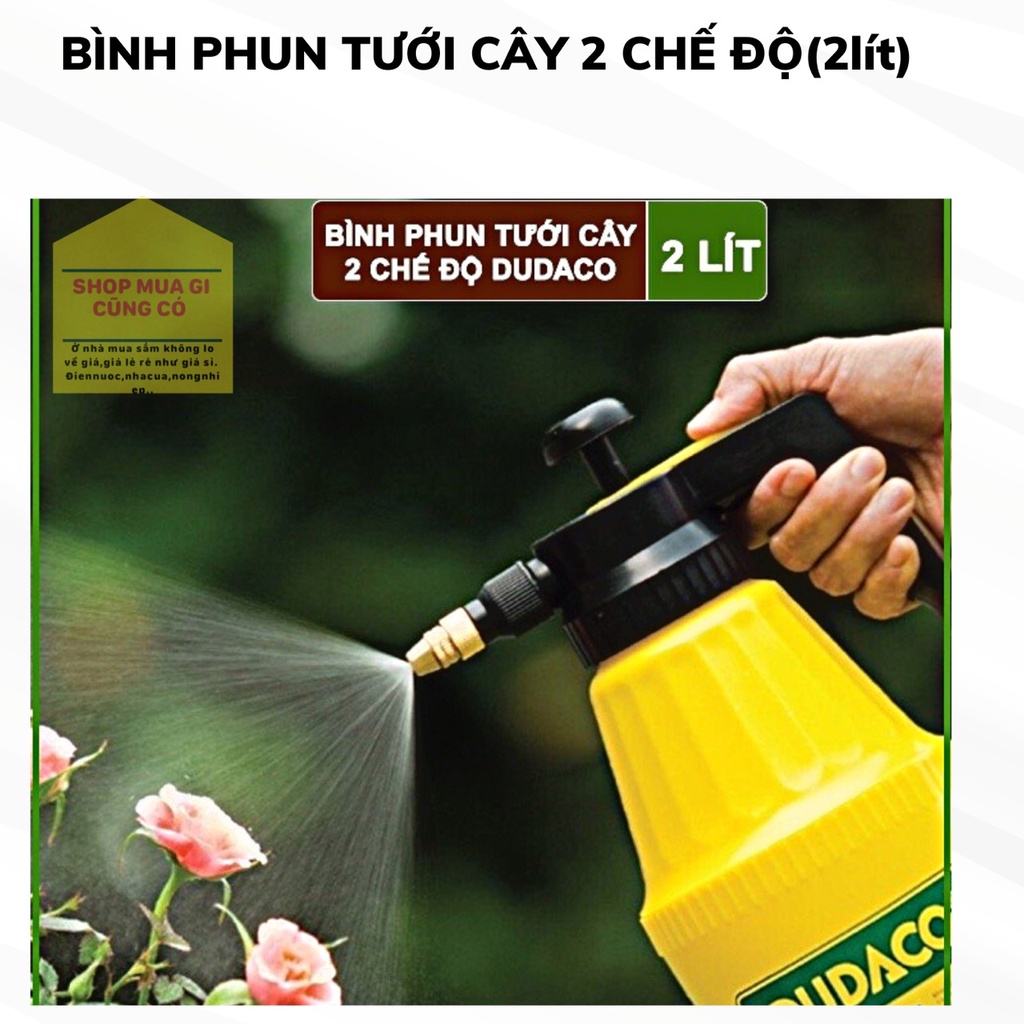 Bình phun,tưới cây 2lít, phun sương cho phong lan,cây cảnh [ Đa Năng ]