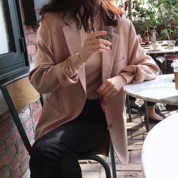 Áo khoác blazer phong cách Hàn Quốc thời trang thanh lịch cho nữ