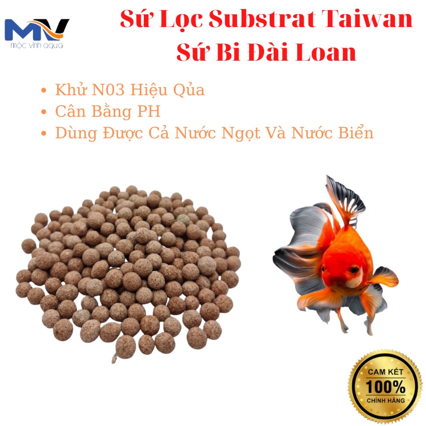 Sứ lọc nước, sứ bi đài loan cao cấp cho bể cá thủy sinh