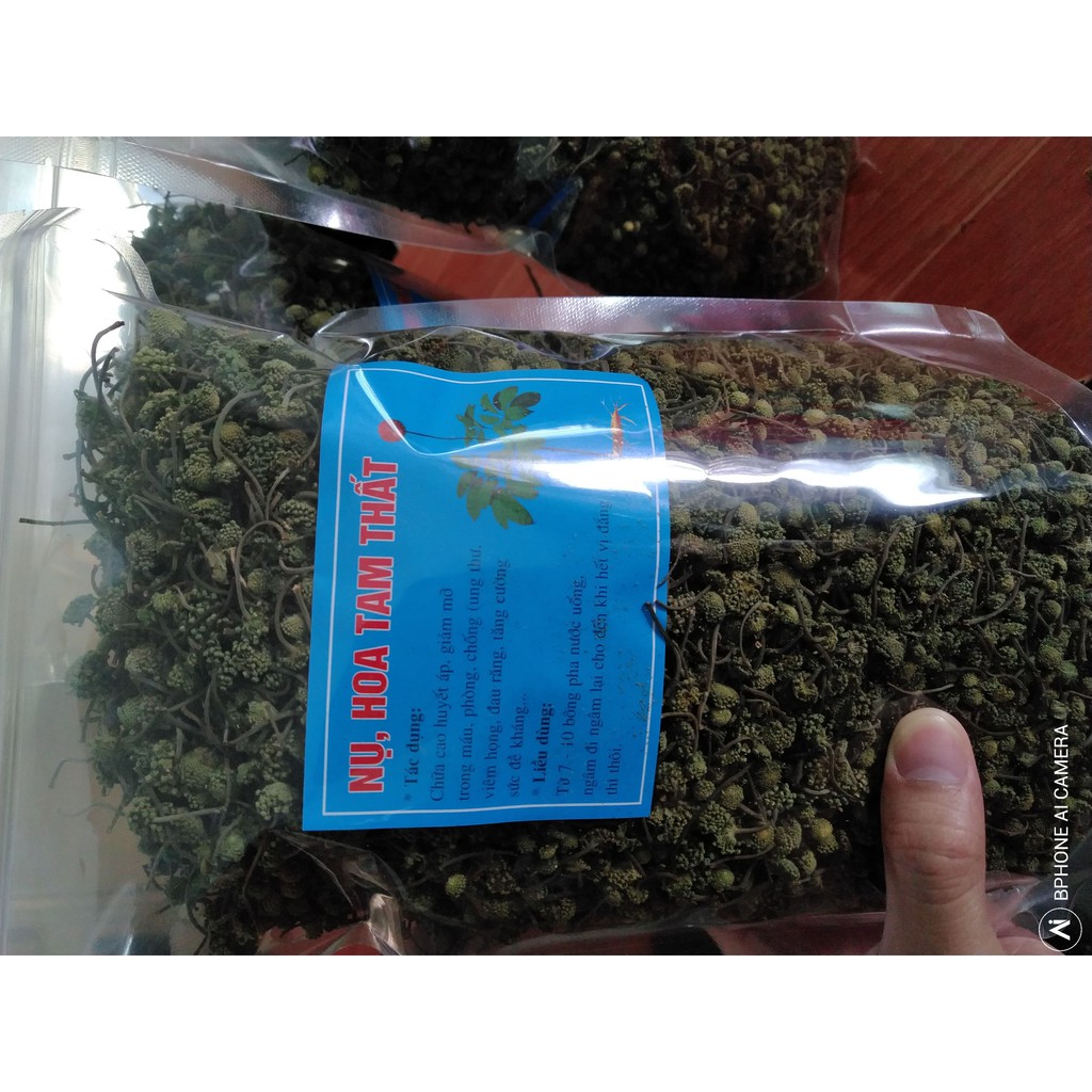 Nụ tam thất BAO TỬ khô 500g