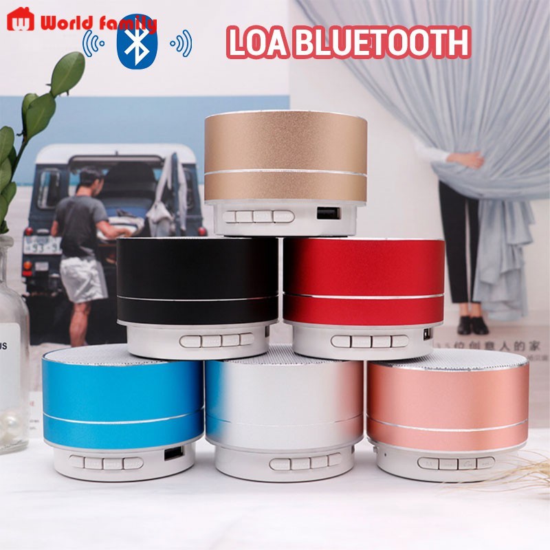 [siêu rẻ] Loa Bluetooth A10 Mini Vỏ Nhôm Di Động Hỗ Trợ Thẻ Nhớ ( CÓ BÁN BUÔN SỈ LẺ GIÁ HẤP DẪN)