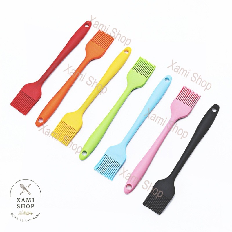 Chổi Quét Dầu Ăn Cọ Phết Dầu Chổi Phết Dầu Silicon Làm Bánh 21cm XamiShop