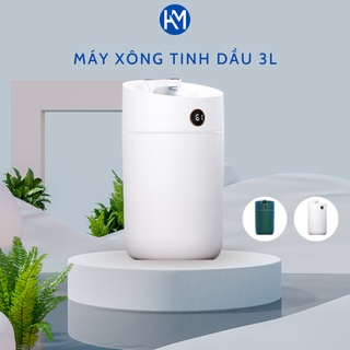 Máy khuếch tán humidifier, máy sông tinh dầu phun sương tạo độ ẩm thơm phòng ngủ đuổi muỗi diệt côn trùng đèn cỡ lớn 3l