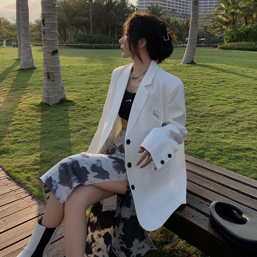 Chân Váy Maxi Nhuộm Màu Lưng Cao Xẻ Tà Bên Hông | BigBuy360 - bigbuy360.vn