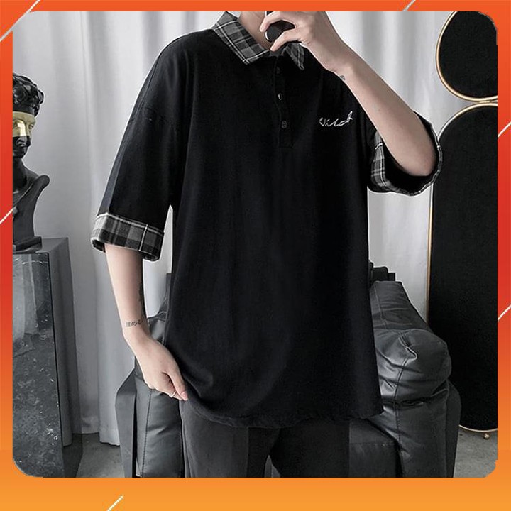 Áo thun nam POLO viền Caro thiết kế vải cotton cao cấp ngắn tay cực sang trọng và lịch sự
