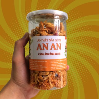 Khô Gà Bơ Tỏi Hủ PET 250gr Ăn Vặt Kho Ga Giòn Thơm ANANFOODS - KHOGABOTOI