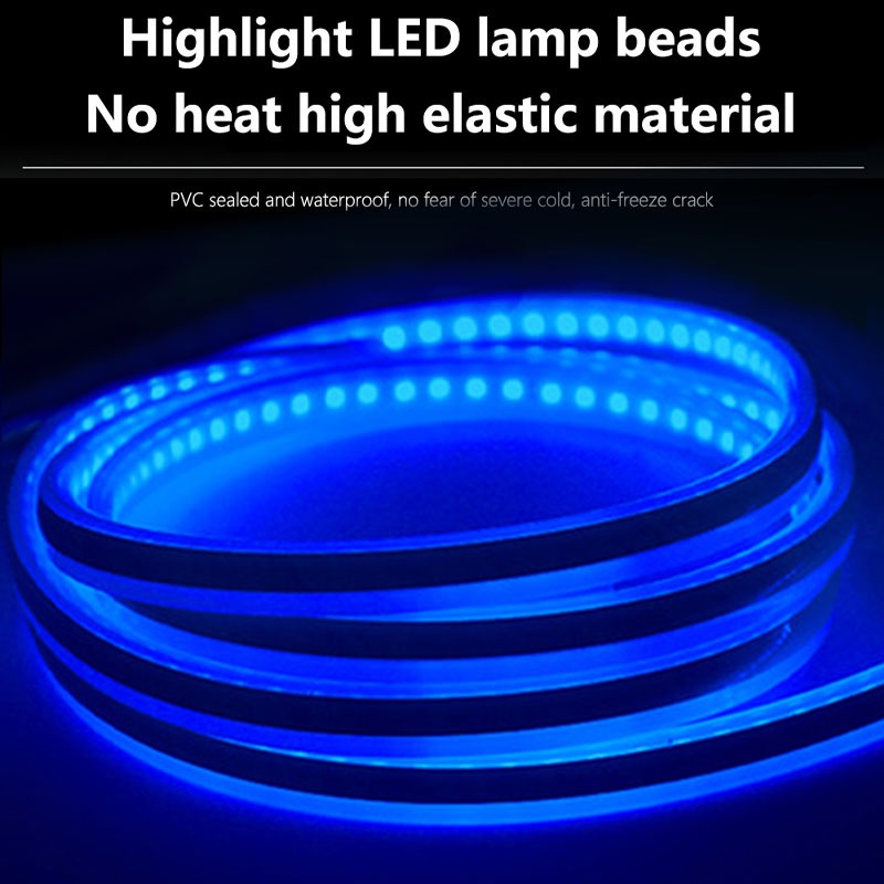 Dây đèn led LYMOYO trang trí xe hơi 12v nhiều màu tùy chọn tiện dụng