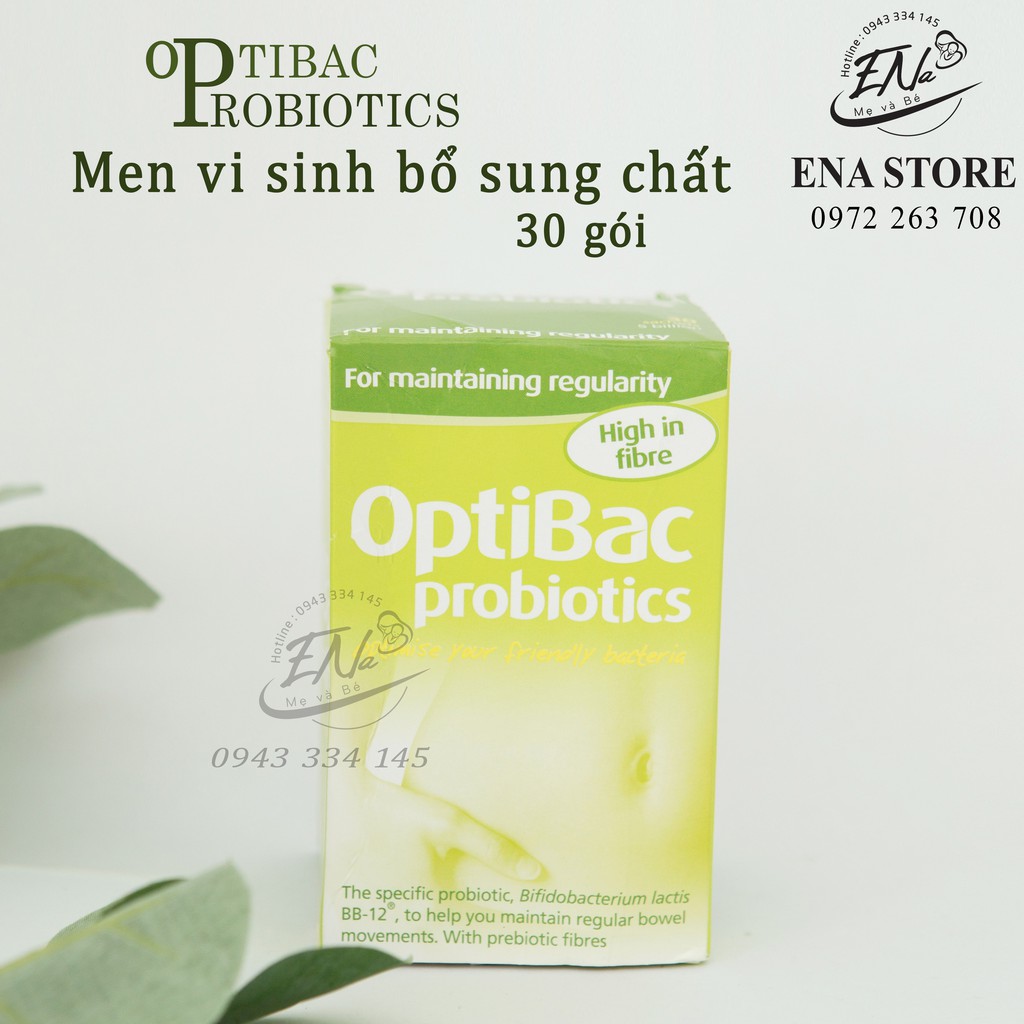 Men vi sinh chất xơ OptiBac Probiotics