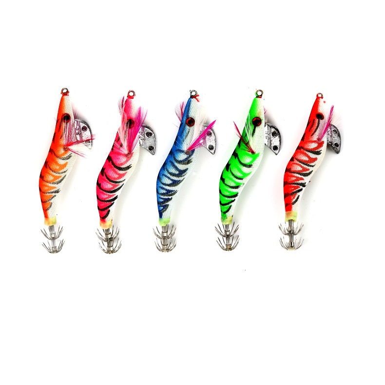 Set 5 Mồi Câu Cá Giả Hình Tôm 2.0 2 Cái# 2.5# 3.0# Mồi Câu Cá 3D Phát Sáng Độc Đáo