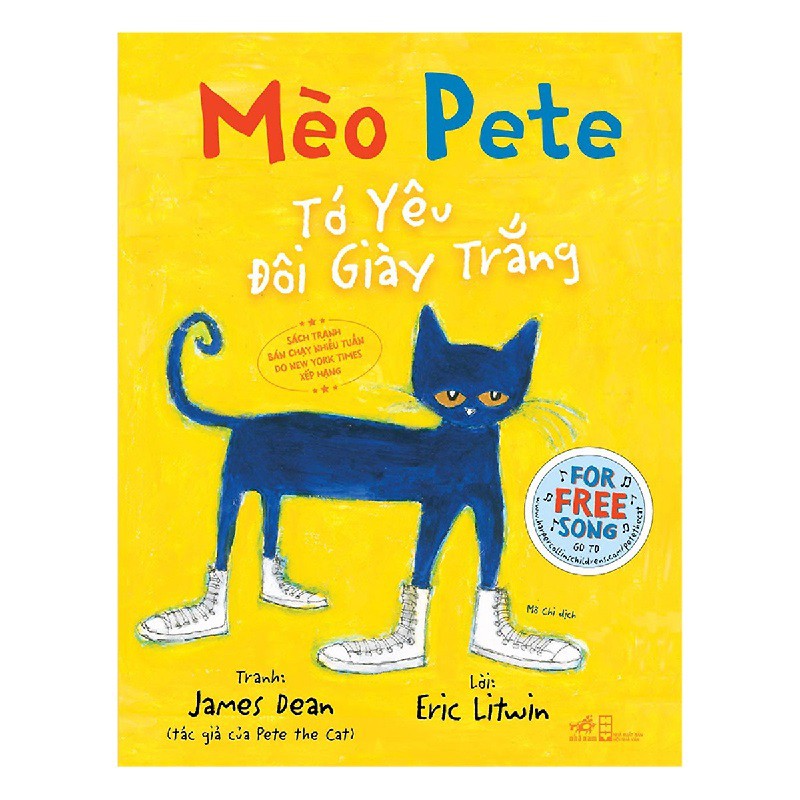 Mèo Pete - Tớ Yêu Đôi Giày Trắng