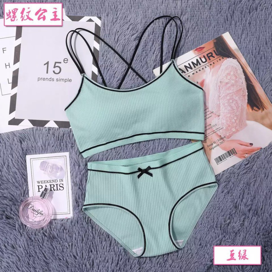 Bộ Quần Áo Lót Nữ Hàng Quảng Châu 5 Màu Thời Trang