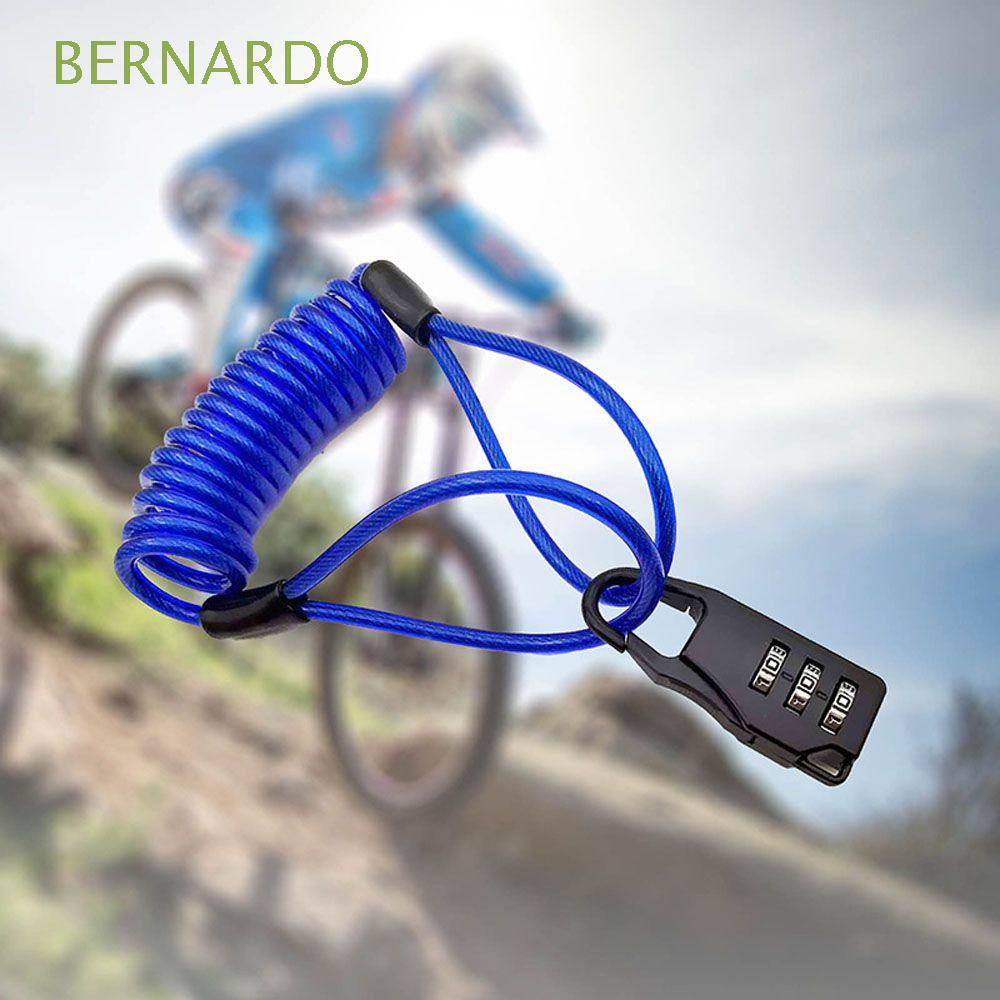 Khóa dây cáp mini bằng kim loại chống trộm cho xe đạp/mũ bảo hiểm