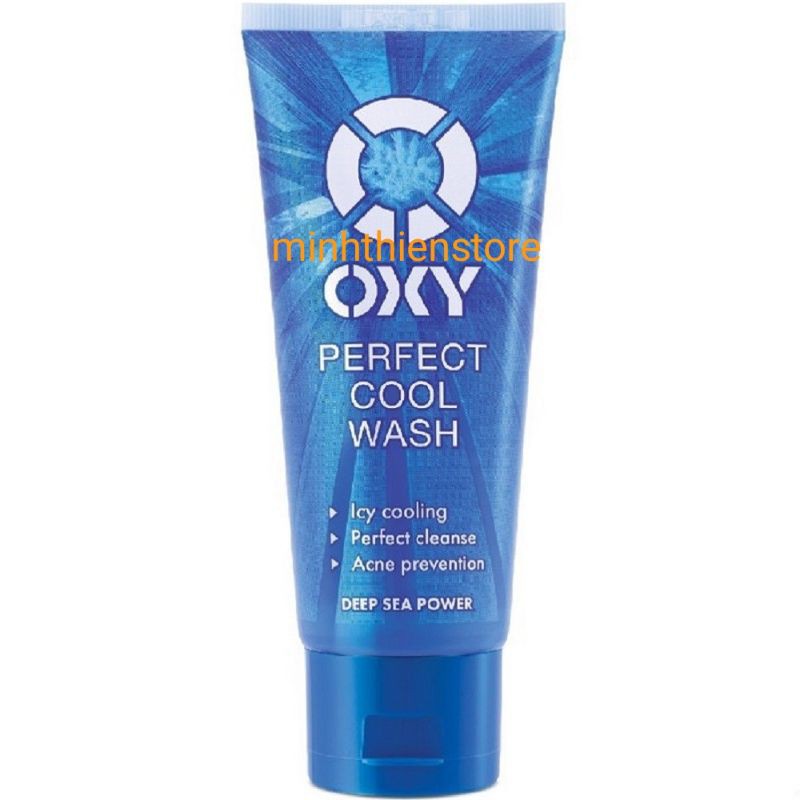 Gel rửa mặt sạch nhờn siêu mát mạnh Oxy Perfect Cool Wash 100g