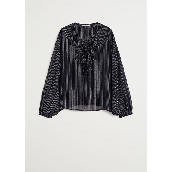 (AUTH SALE) Áo sơmi cổ bèo Mango Auth new tag sz S