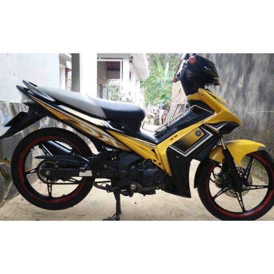 Tem exciter 2010 vàng đen rc chính hãng yamaha đầy đủ các đời chính hãng  và tem 3 lớp cho ae cần