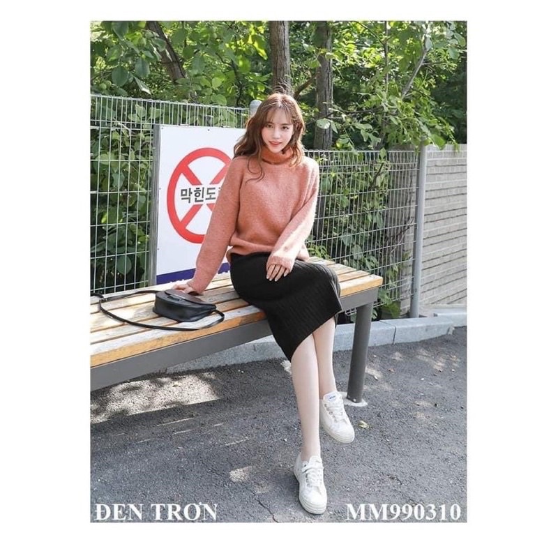 Chân váy len nữ,[Dệt kim Quảng Châu]. cực tinh tế ,ôm eo chân váy suông tôn dáng | BigBuy360 - bigbuy360.vn