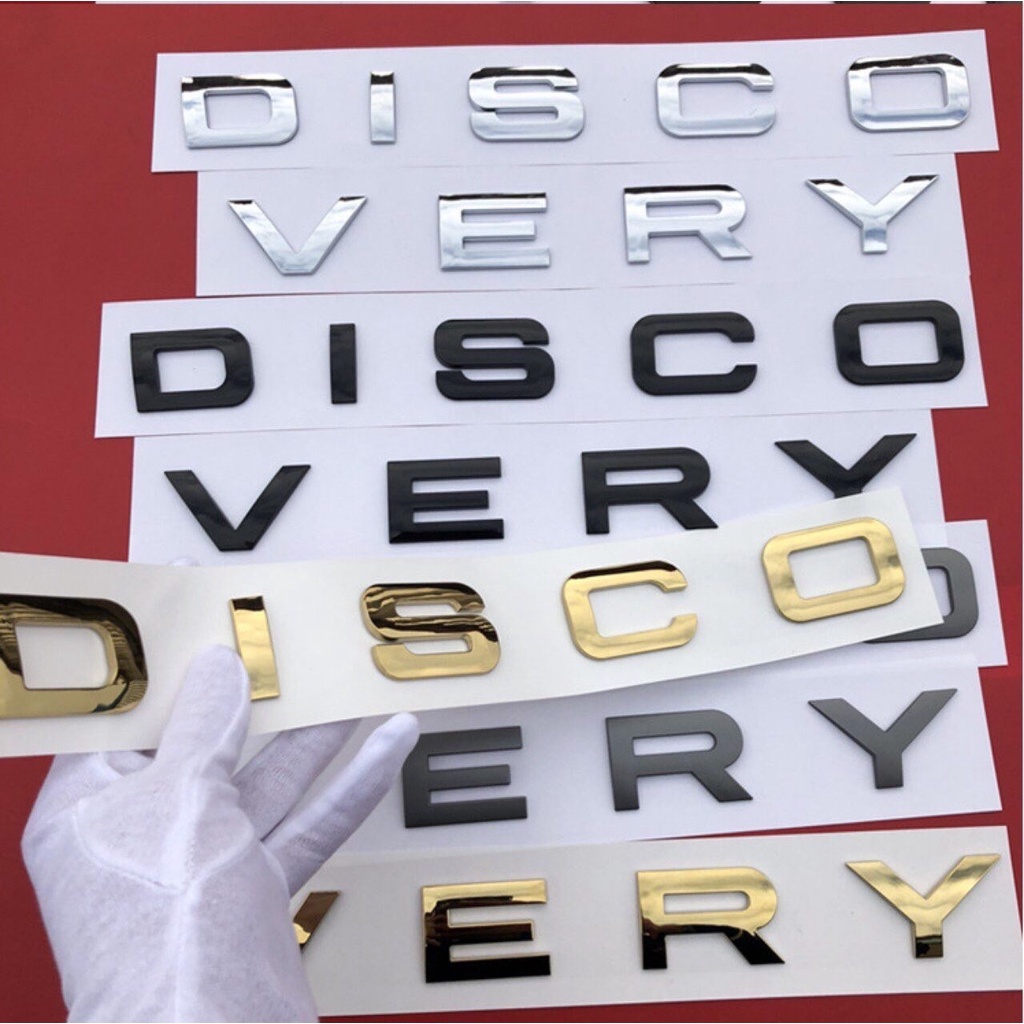 Bộ chữ nổi DISCOVERY làm nổi bật xế yêu của bạn.