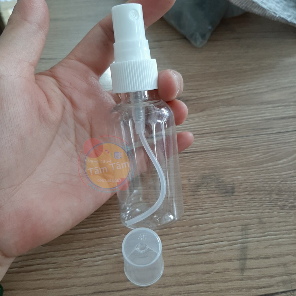 Bình xịt phun sương Spray Bottle trong suốt-Dụng cụ vẽ Tâm Tâm