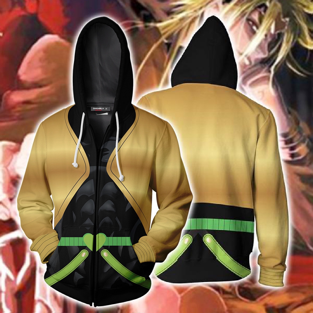 Áo Khoác Hoodie Dài Tay In Hình Jojo 's Bizarre Adventure Đẹp Mắt