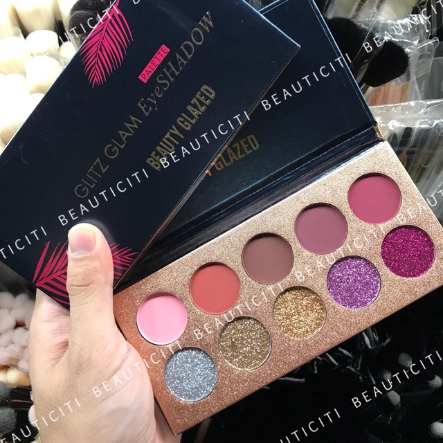 BẢNG PHẤN MẮT BEAUTY GLAZED GLITZ GLAM KIM TUYẾN NHŨ MẮT