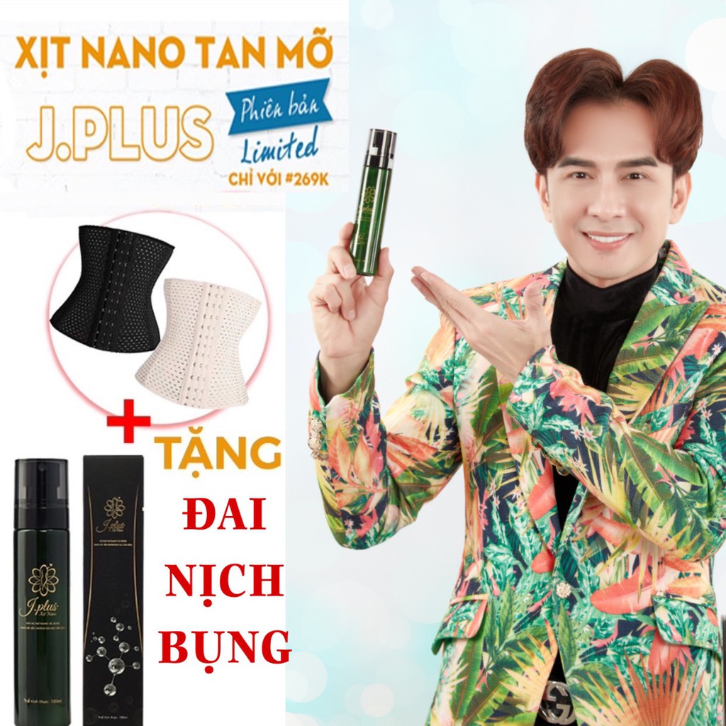 Xịt Tan Mỡ bụng J plus [TẶNG NỊCH BỤNG] Xịt tan mỡ j plus chính hãng