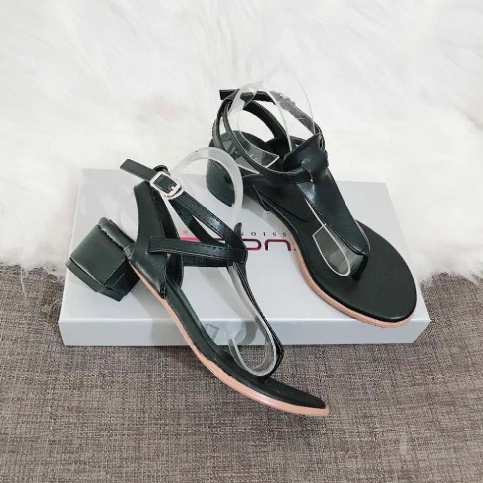 Giày sandal cao gót [GIẢ RẺ-BÁN CHẠY NHẤT] 3 cm, da mềm êm chân