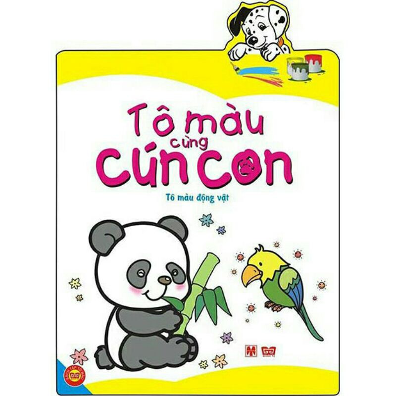 Sách - Tô Màu Cùng Cún Con Combo 5 cuốn