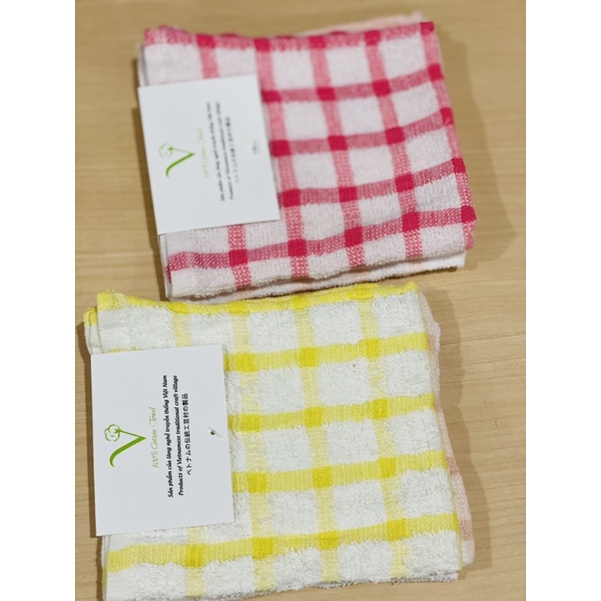 Set 3 chiếc khăn lau bếp , khăn lau đa năng thấm hút tốt, nhanh khô, 100% cotton xuất dư