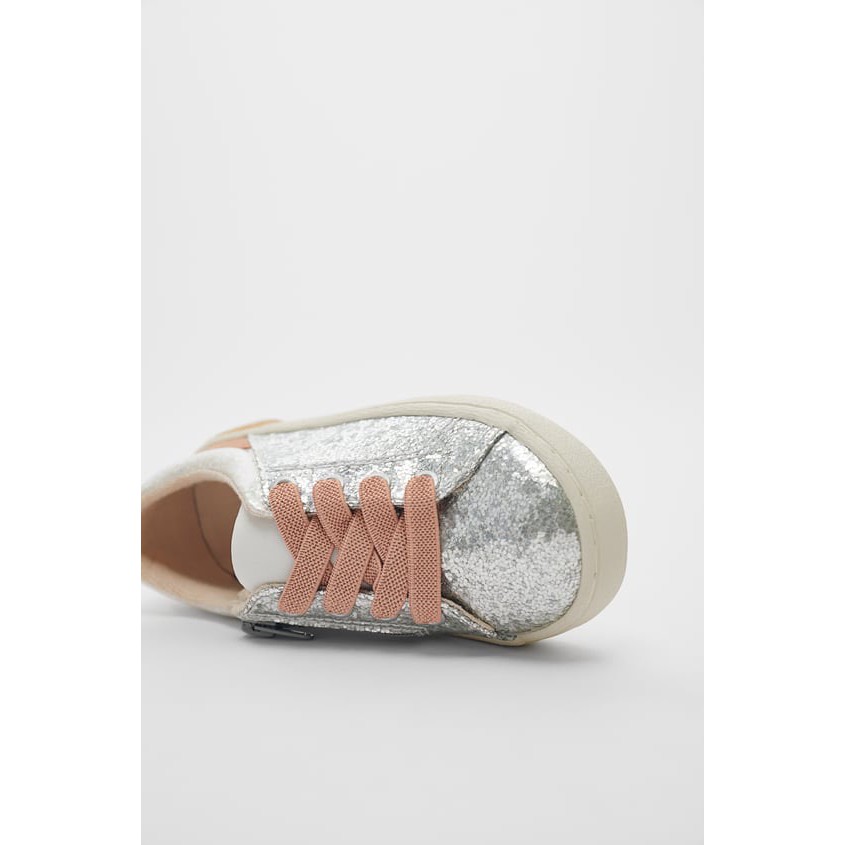 Giày Zarra kids kim sa lấp lánh giày xinh bé gái giày xuất xịn giày sequin vnxk
