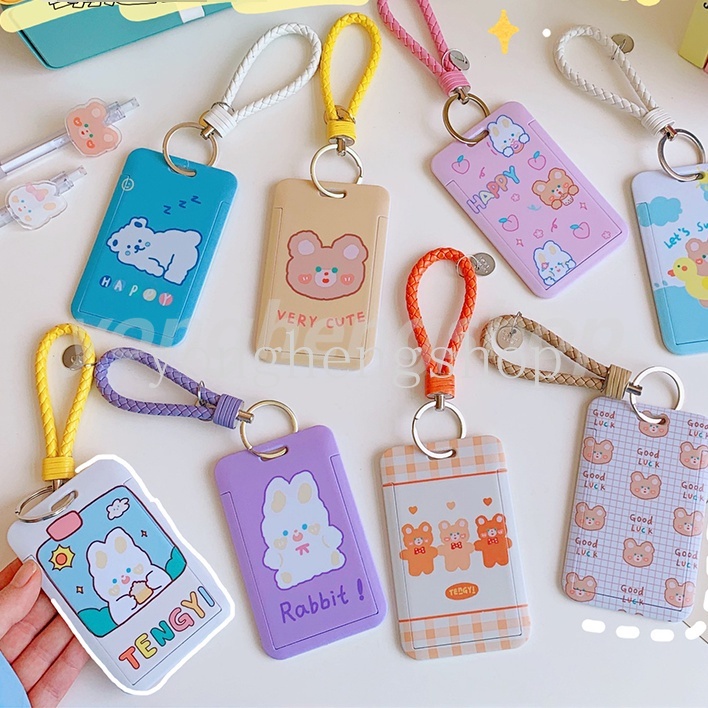 Túi Đựng Thẻ ID Có Dây Đeo Thời Trang Ốp