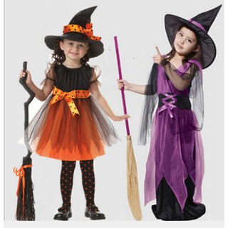 Trang phục Halloween, Váy phụ thủy đáng yêu cho các bé gái (hàng có sẵn)