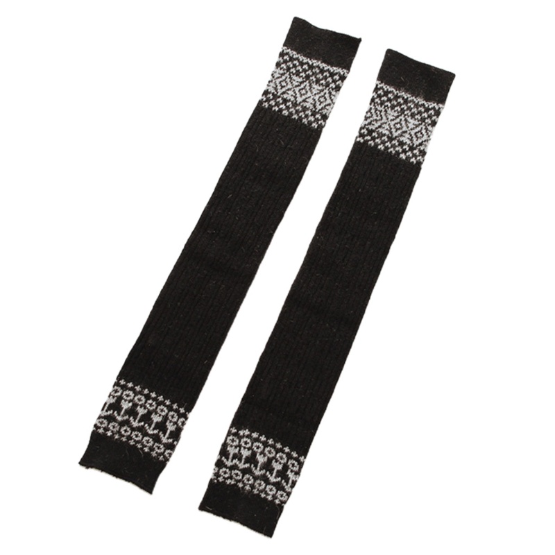 Xiangbao Vớ Dệt Kim Giữ Ấm Chân Dài Quá Gối Họa Tiết Hình Học Vân Kim Cương Cổ Điển Mùa Đông Cho Nữ