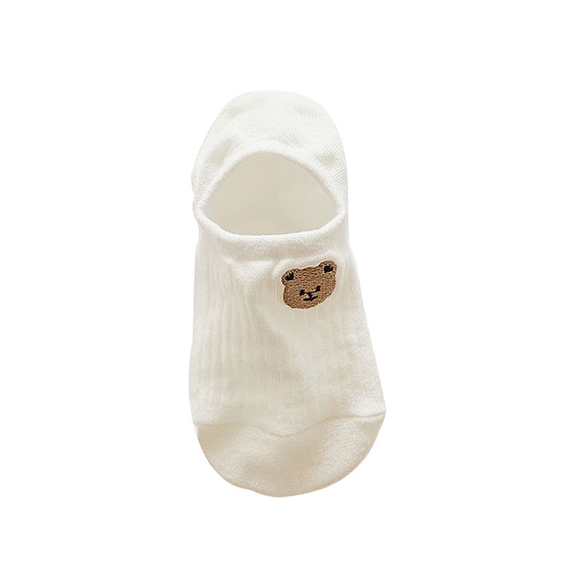 Vớ Thuyền Bằng Silicone Cotton Mỏng Thoáng Khí Thấm Hút Mồ Hôi Không Lộ Miệng Nông Thời Trang Mùa Hè Cho Nữ