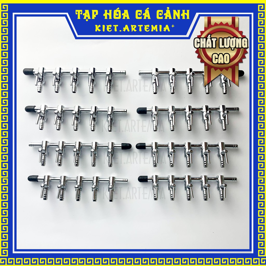 Van oxi inox cho hồ cá - Nhiều đầu chia loại tốt