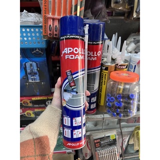Keo bọt nở apollo foam có vòi bơm đi kèm