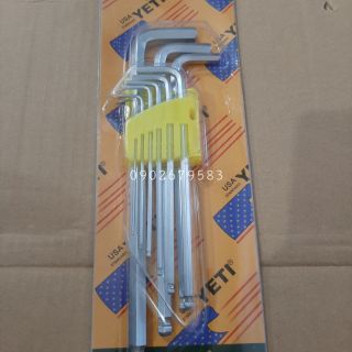 Bộ lục giác bi YETI 9 cây