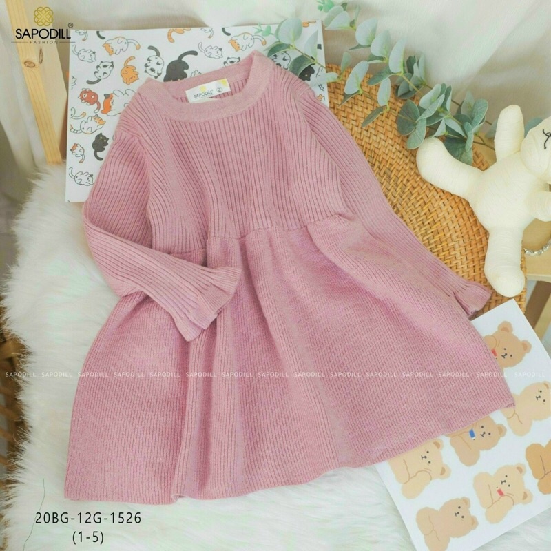 Váy len cao cấp  SAPODILL cho bé từ 1-5 y