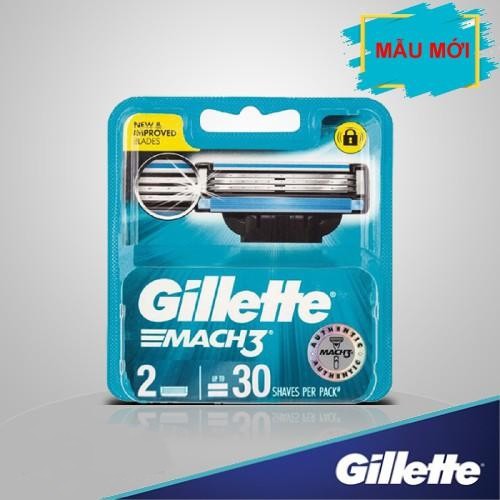 Hộp 2 lưỡi dao cạo Gillette Mach 3