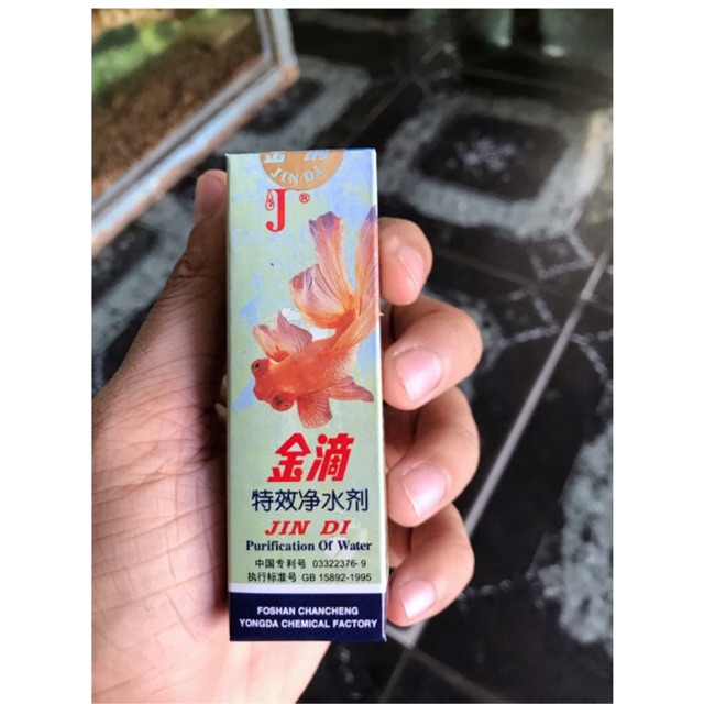 DUNG DỊCH LÀM TRONG NƯỚC HỒ CÁ JINDI  PURIFICATION OF WATER 30ML